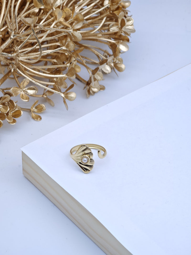 Bague en acier inoxydable ajustable - BLANC