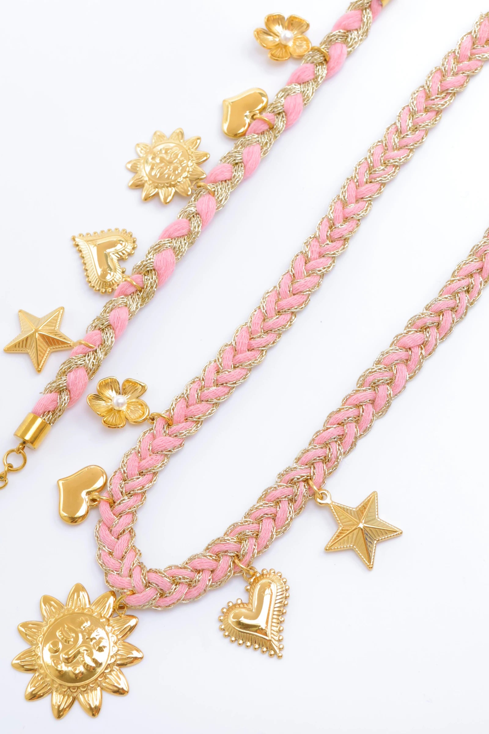 Parure de bijoux en acier inoxydable - ROSE