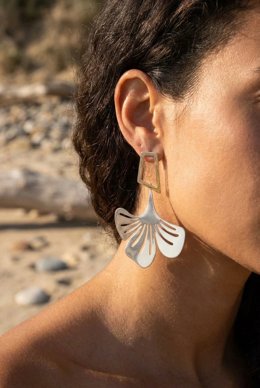 Boucles d’oreilles en acier inoxydable