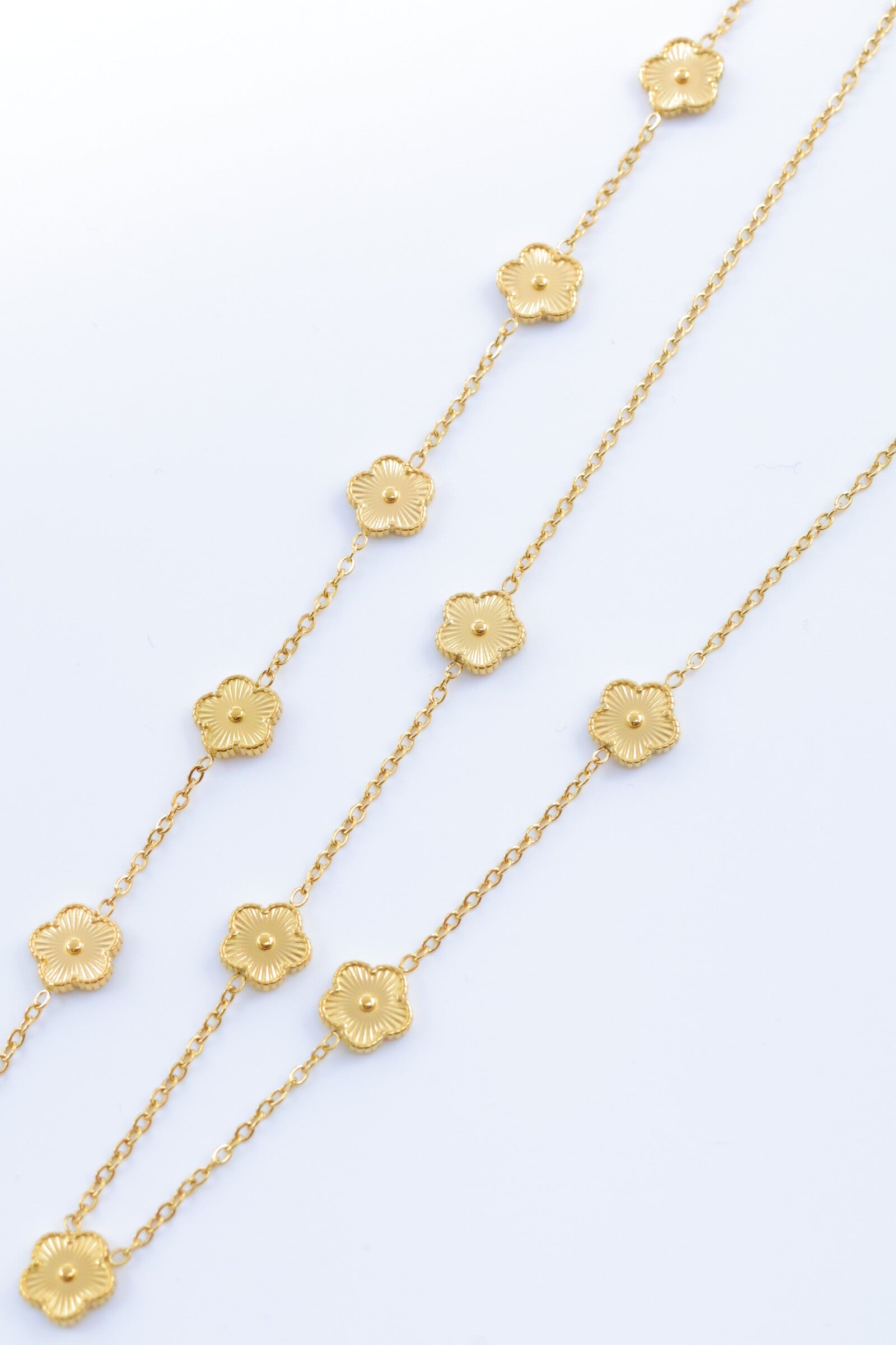Parure de bijoux en acier inoxydable - DORÉ