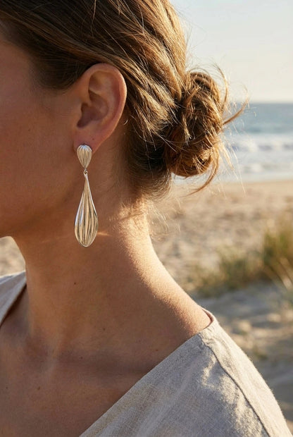 Boucles d’oreilles en acier inoxydable