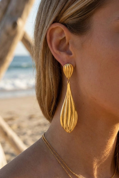 Boucles d’oreilles en acier inoxydable