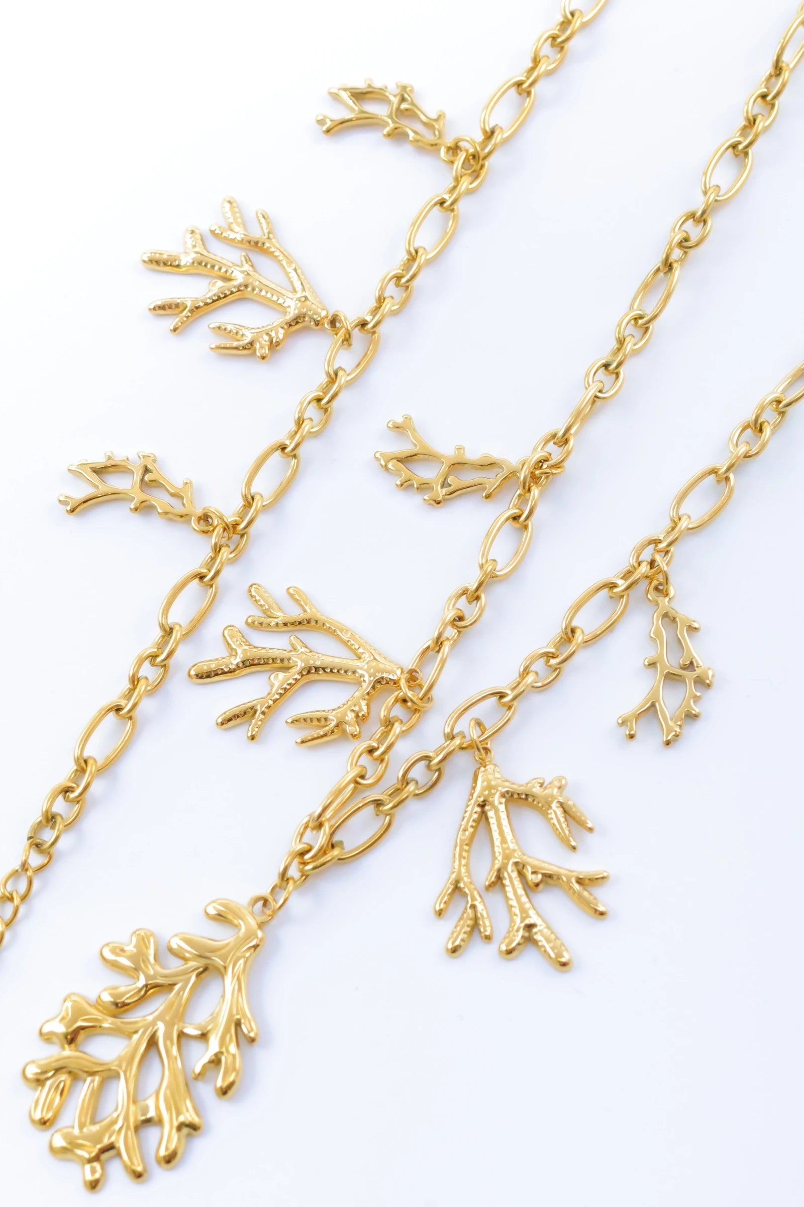 Parure de bijoux en acier inoxydable - DORÉ