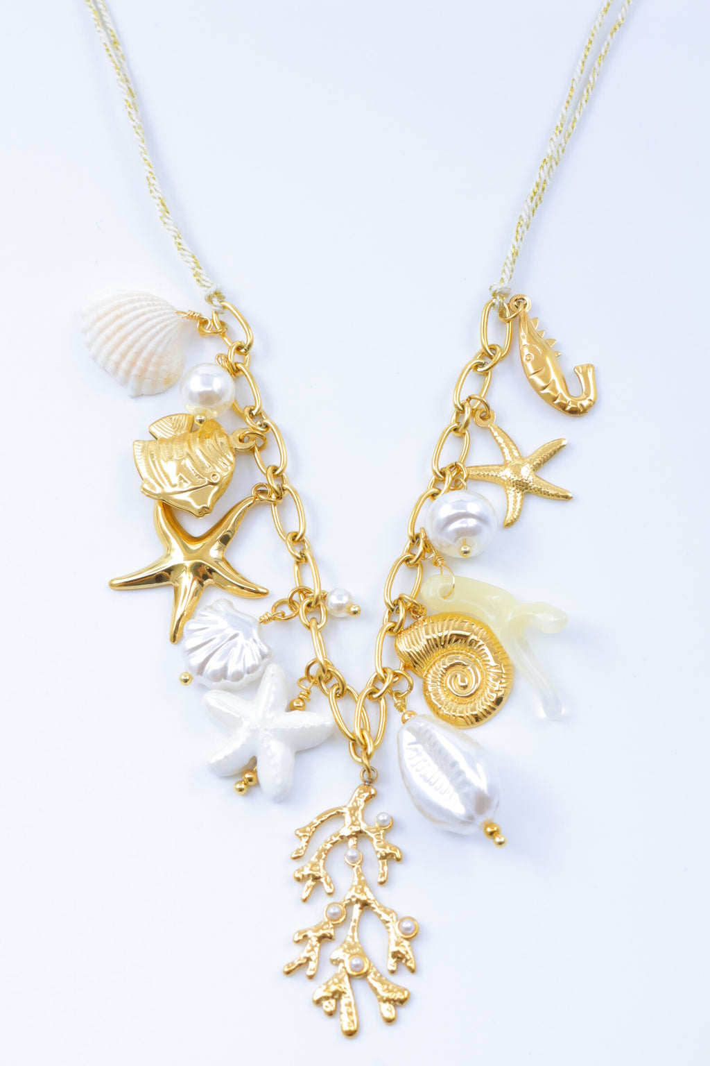Collier en acier inoxydable - BLANC