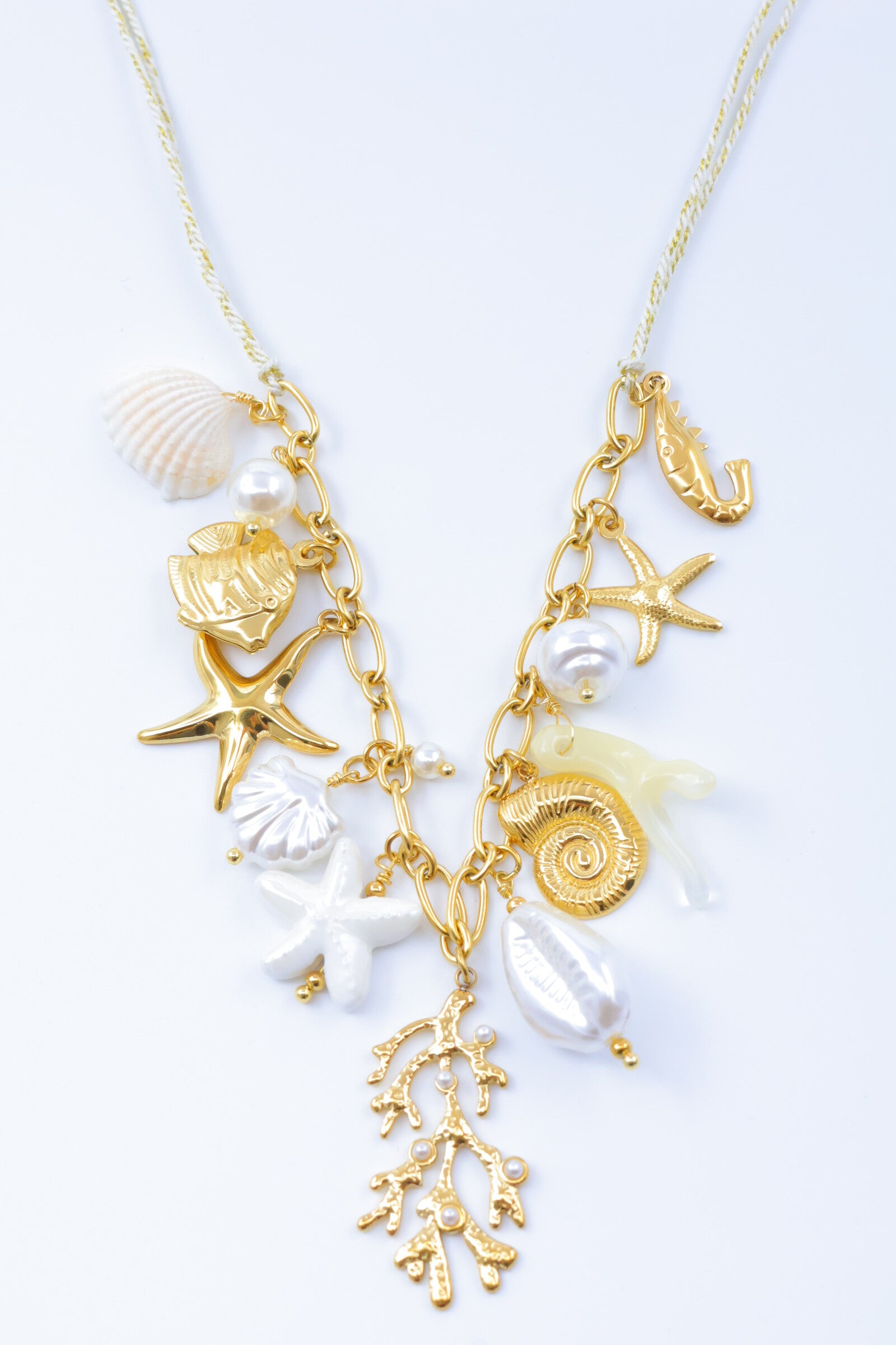 Collier en acier inoxydable - BLANC