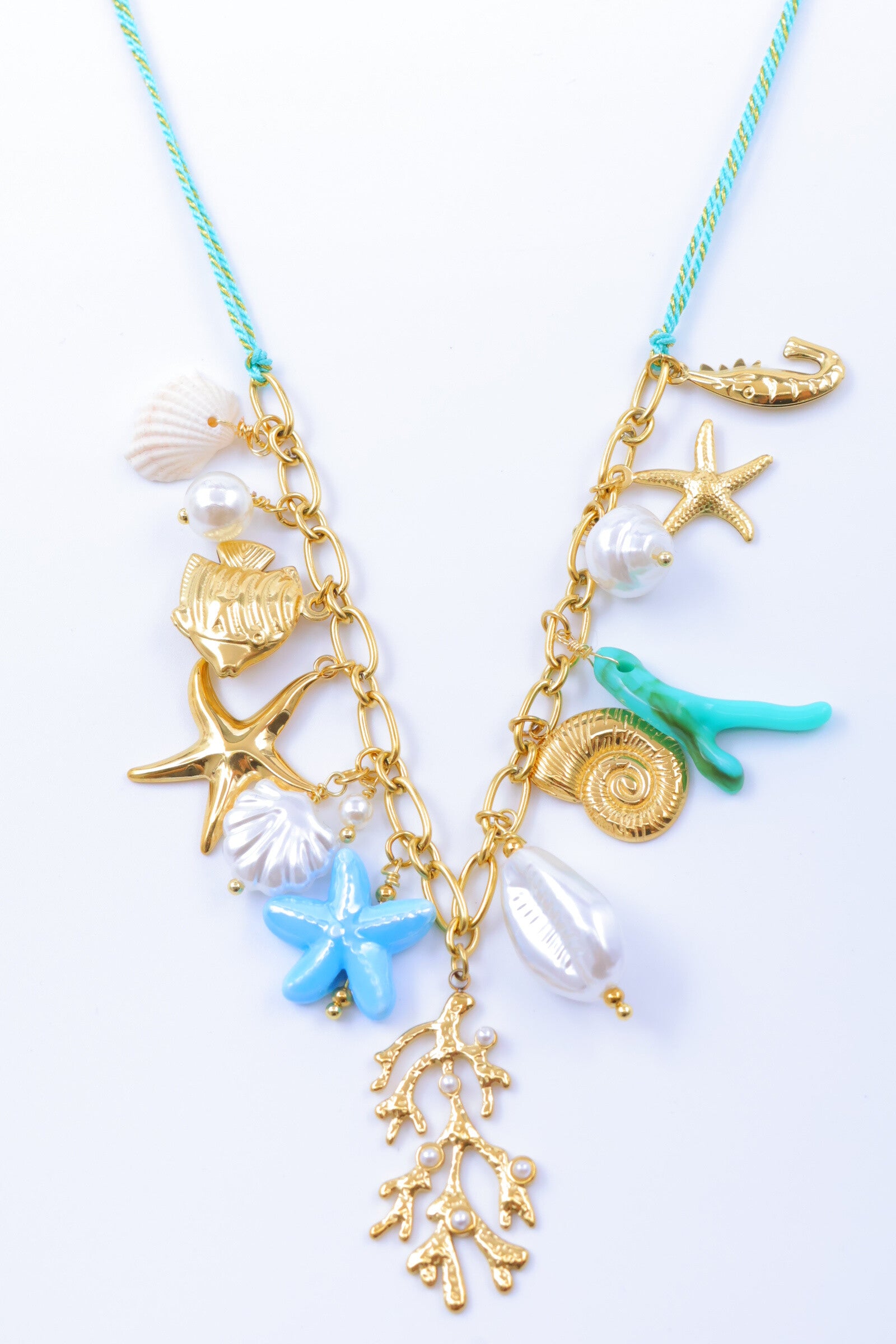 Collier en acier inoxydable - BLEU
