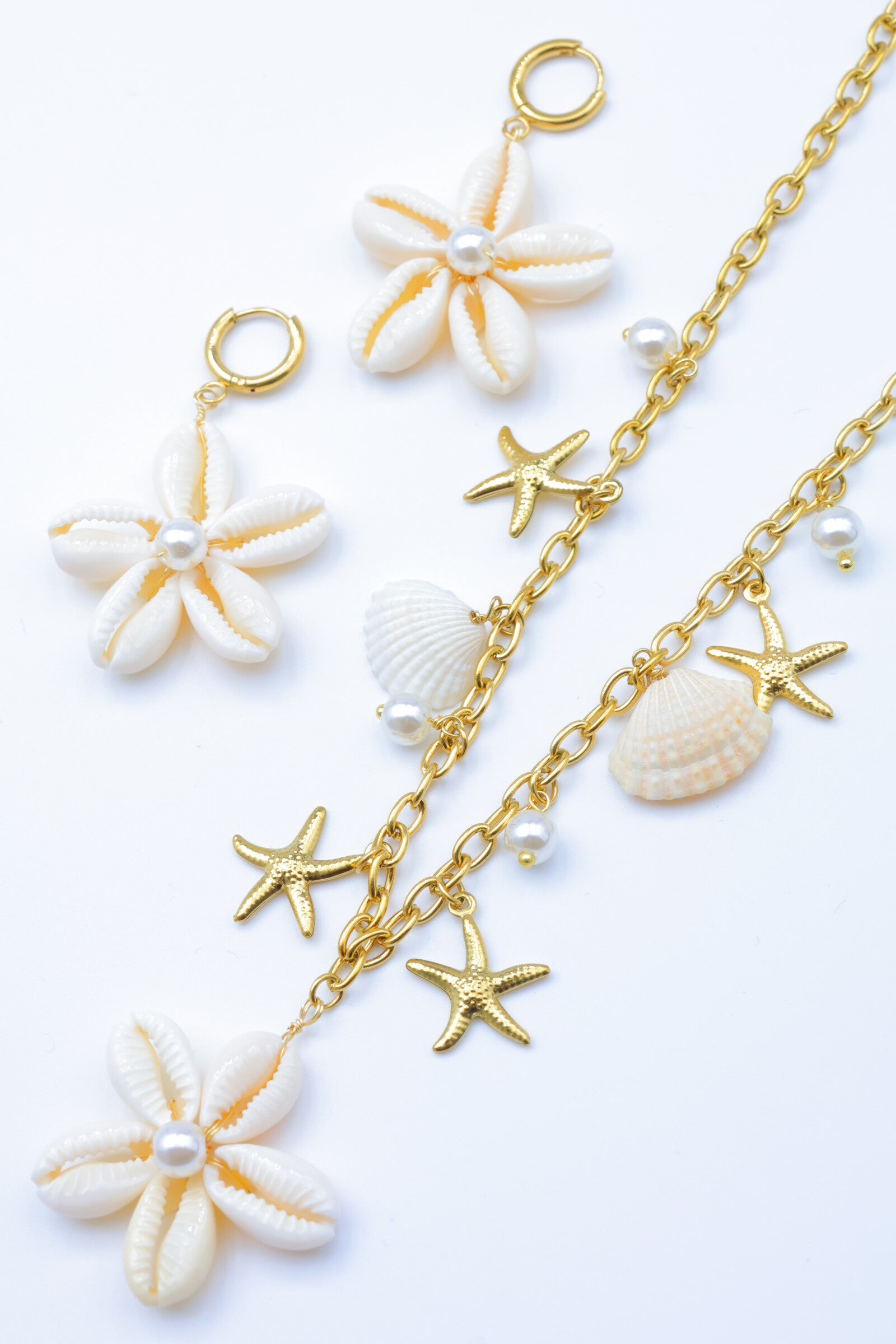 Parure de bijoux en acier inoxydable - DORÉ