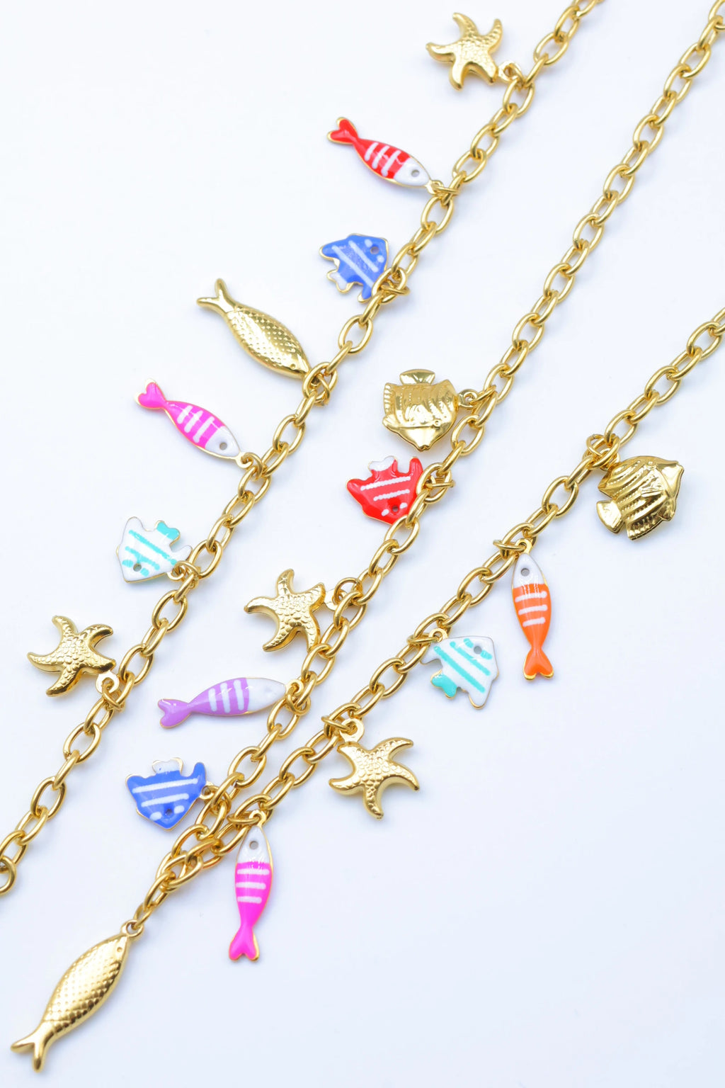 Parure de bijoux en acier inoxydable - MULTICOLORE