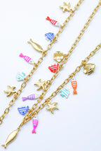Parure de bijoux en acier inoxydable - MULTICOLORE
