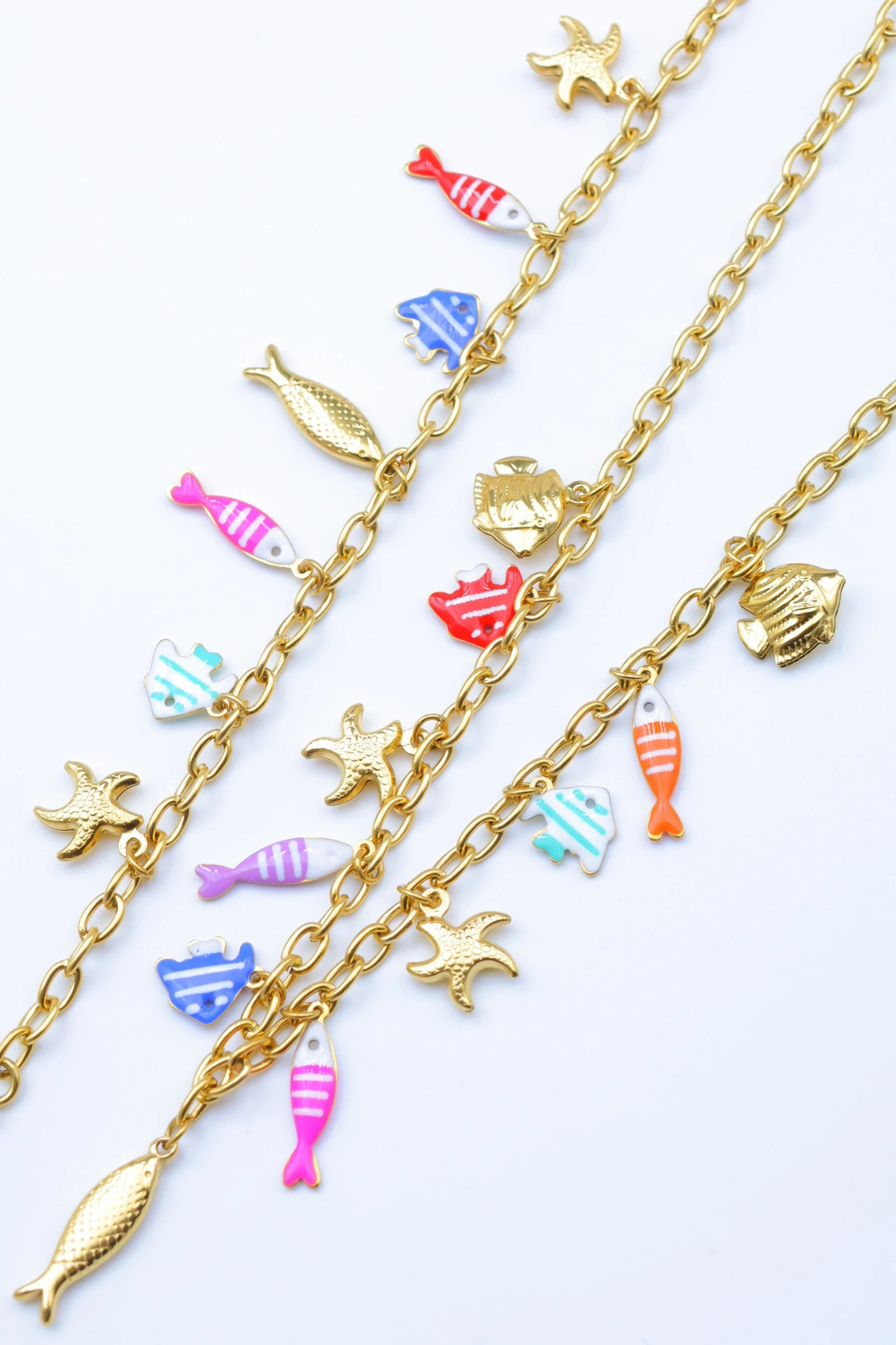 Parure de bijoux en acier inoxydable - MULTICOLORE