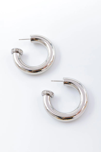 Boucles d’oreilles en acier inoxydable