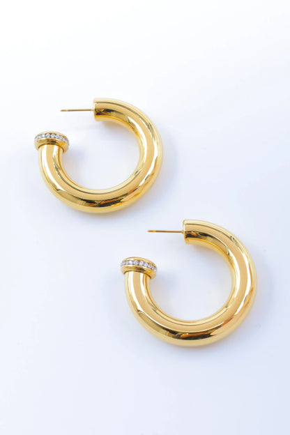 Boucles d’oreilles en acier inoxydable
