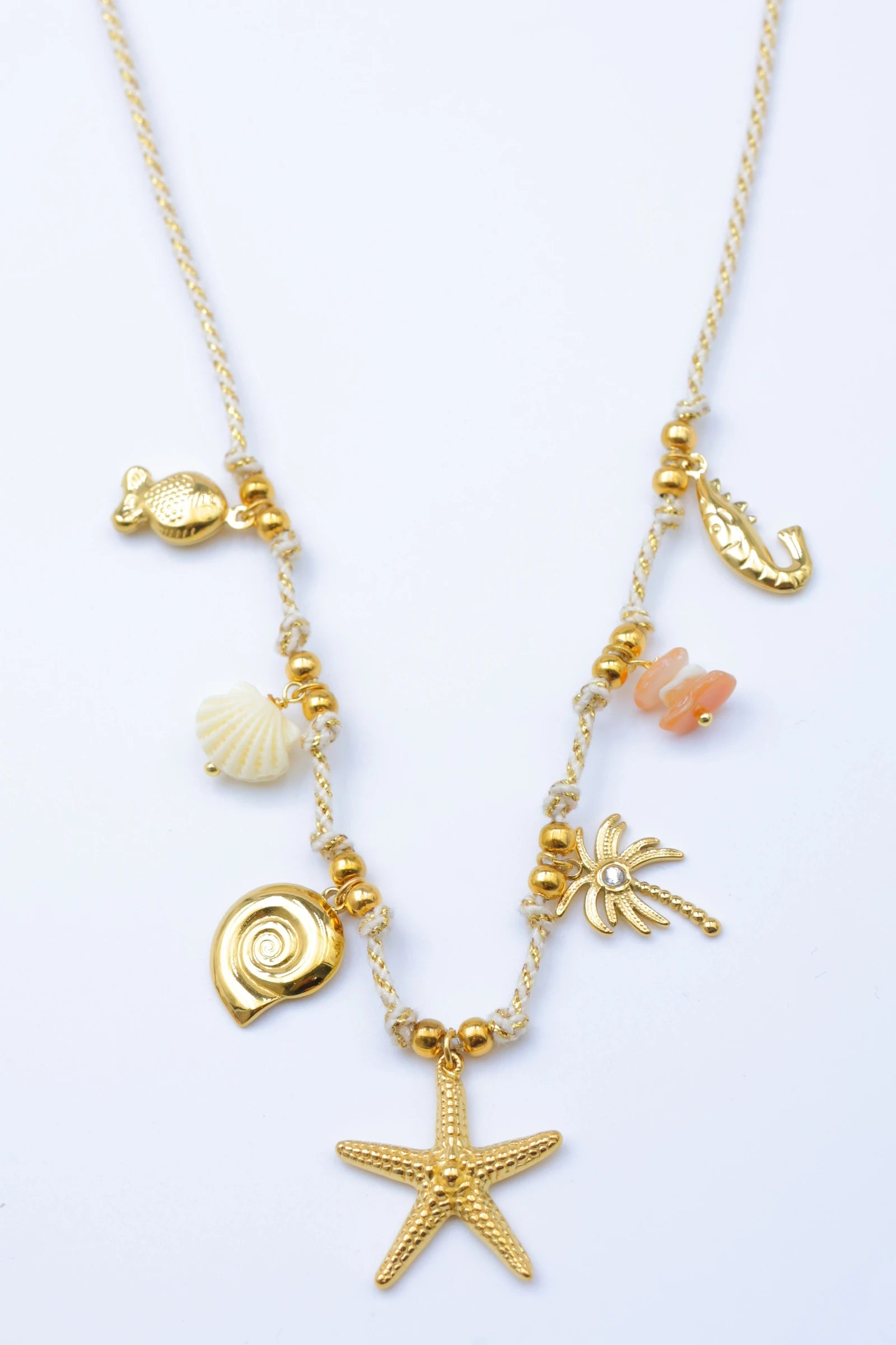 Collier en acier inoxydable - BLANC