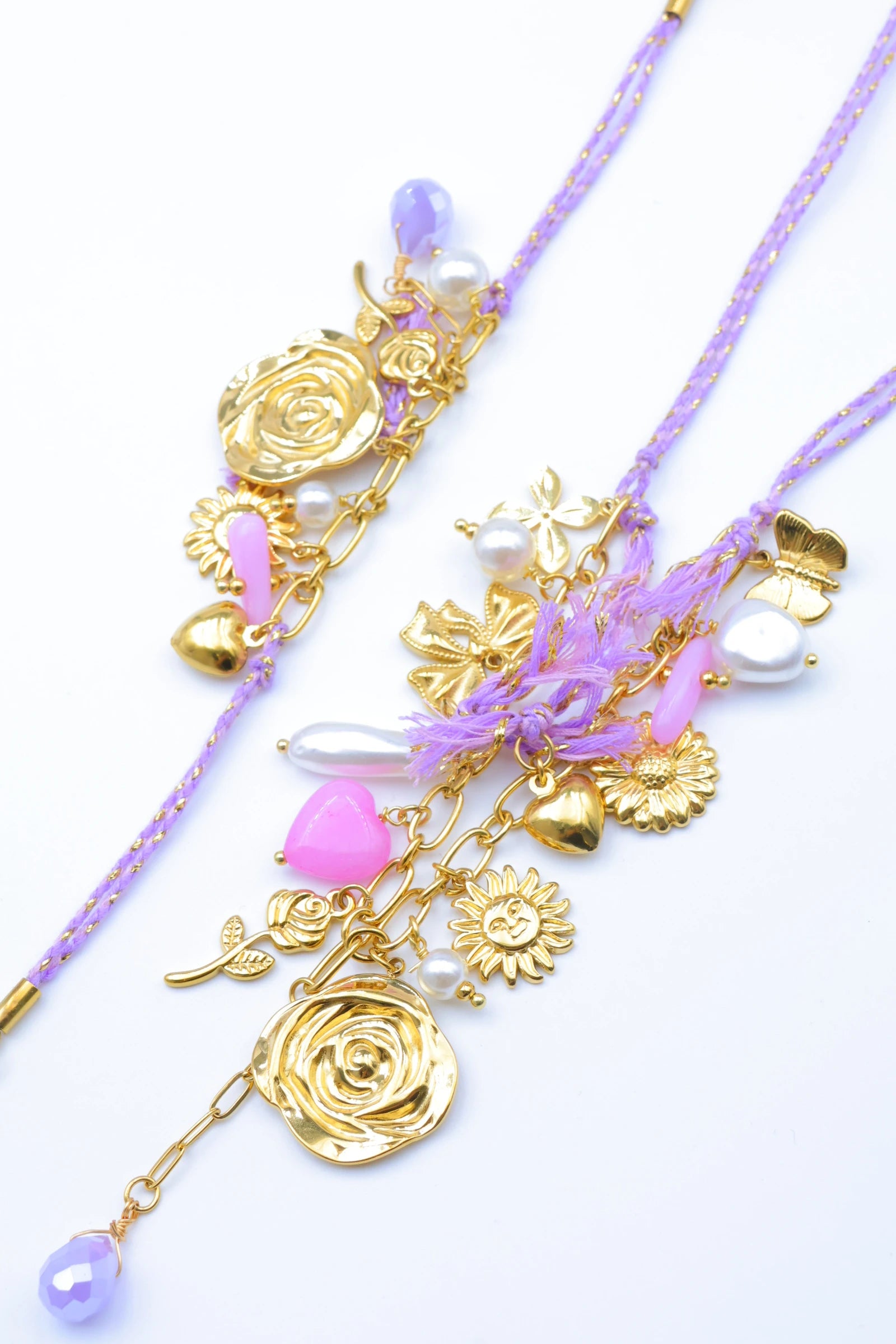 Parure de bijoux en acier inoxydable - VIOLET