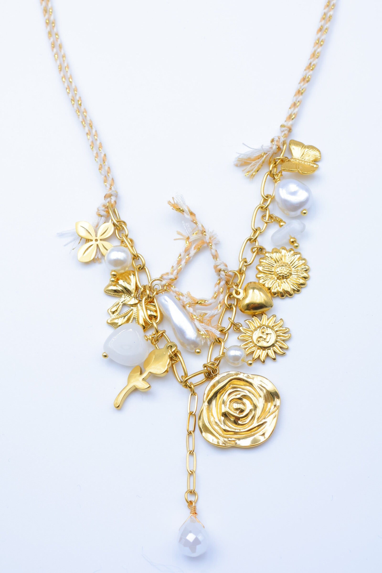 Collier en acier inoxydable - BLANC