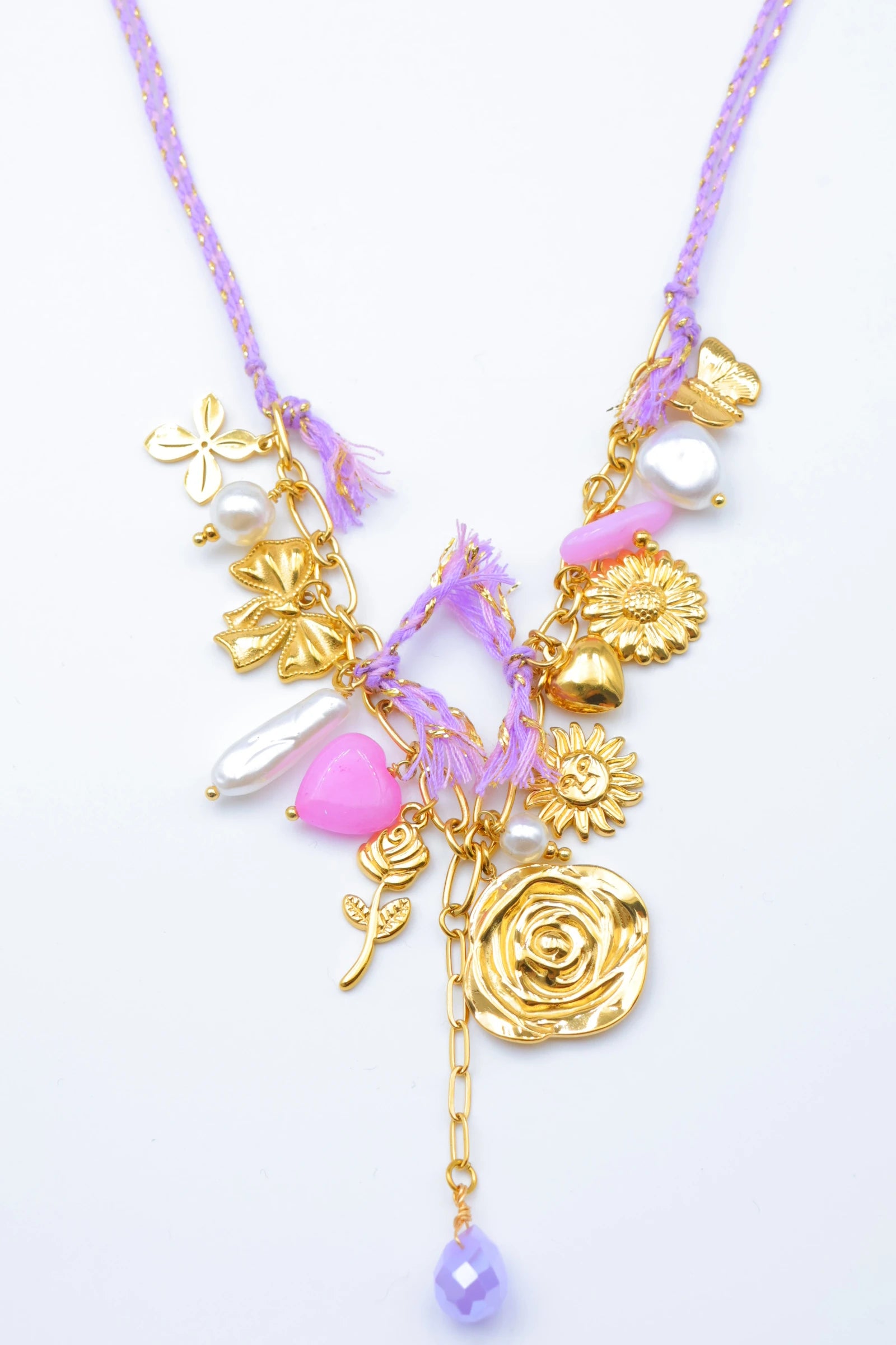Collier en acier inoxydable - VIOLET
