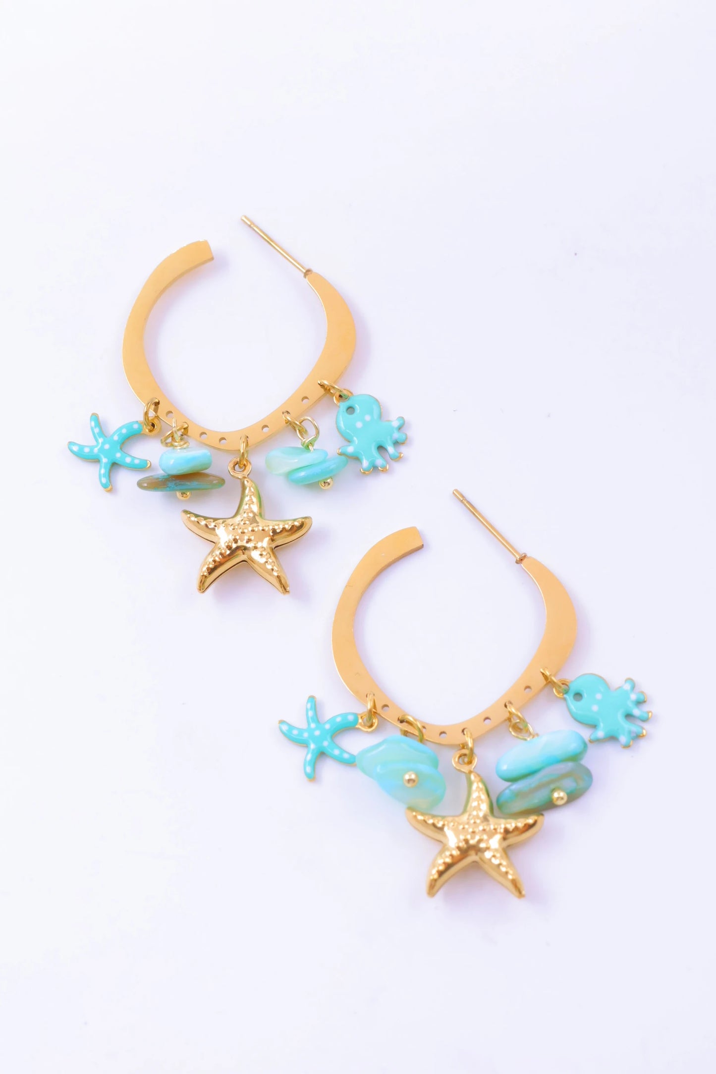 Boucles d’oreilles en acier inoxydable