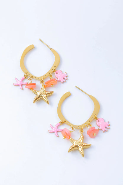 Boucles d’oreilles en acier inoxydable
