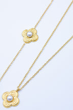 Parure de bijoux en acier inoxydable - DORÉ