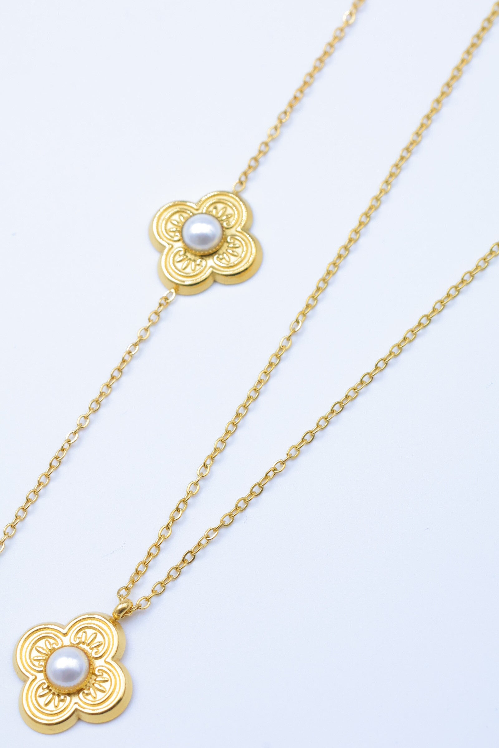 Parure de bijoux en acier inoxydable - DORÉ