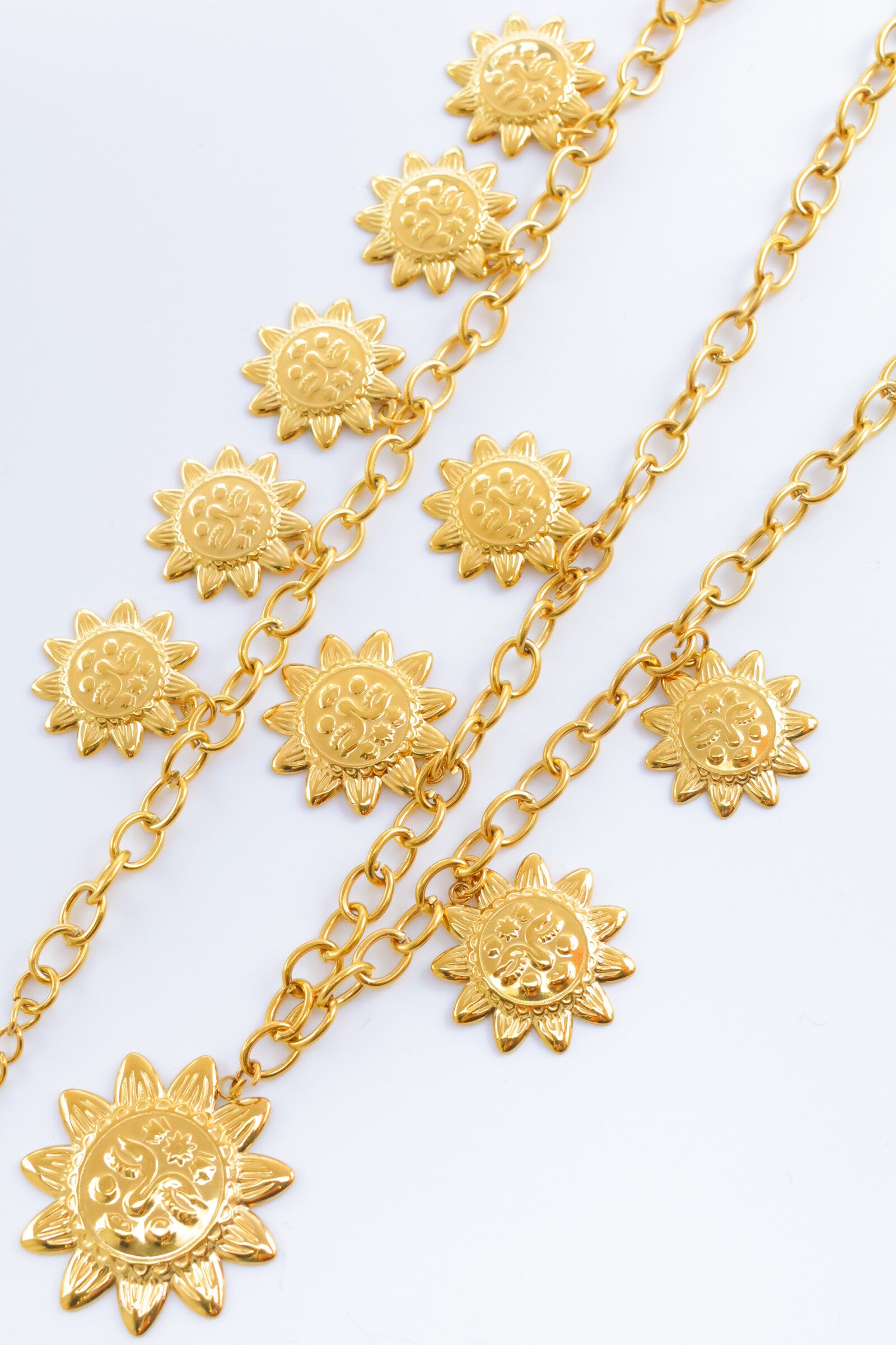 Parure de bijoux en acier inoxydable - DORÉ