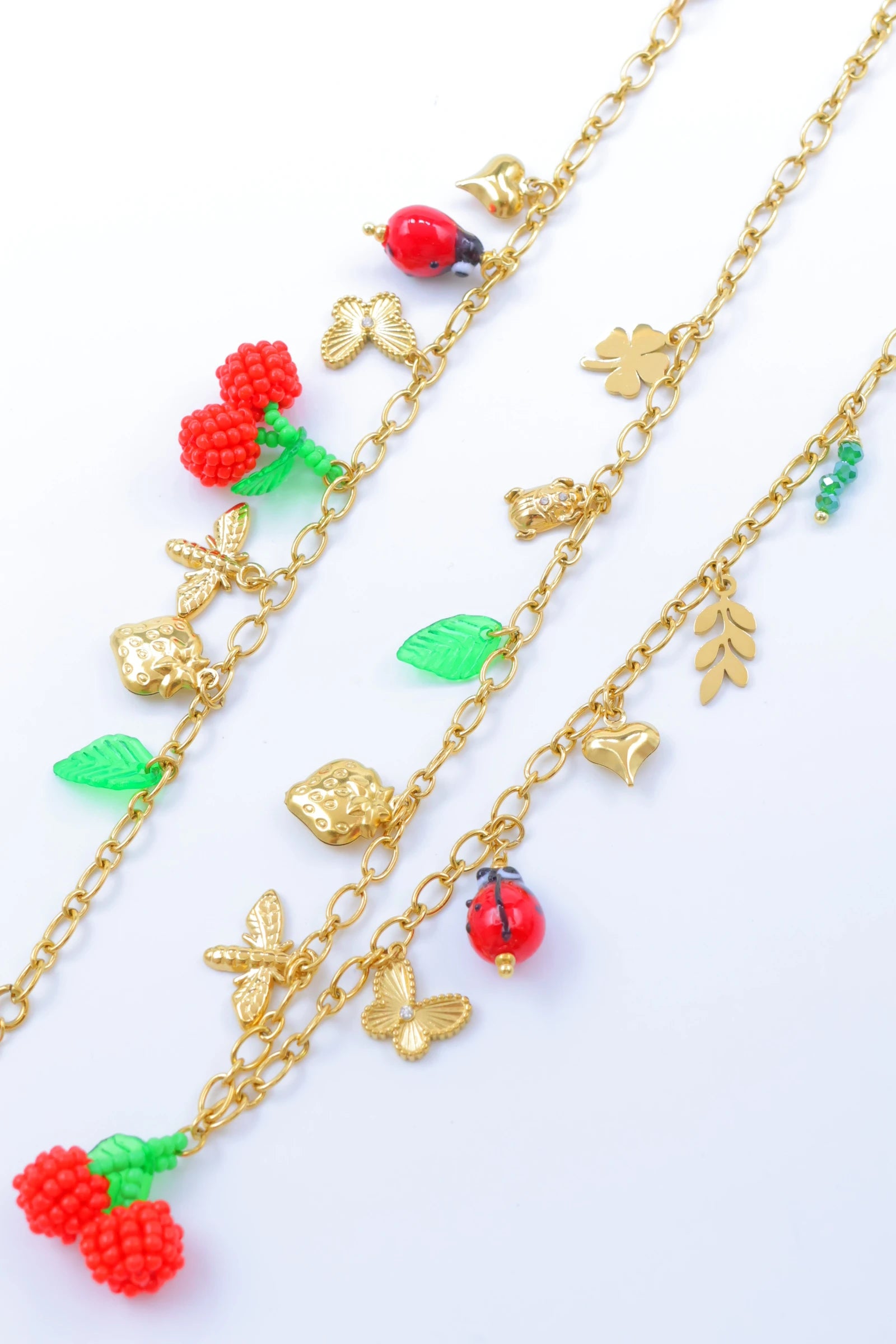 Parure de bijoux en acier inoxydable - DORÉ