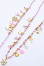Parure de bijoux en acier inoxydable - ROSE