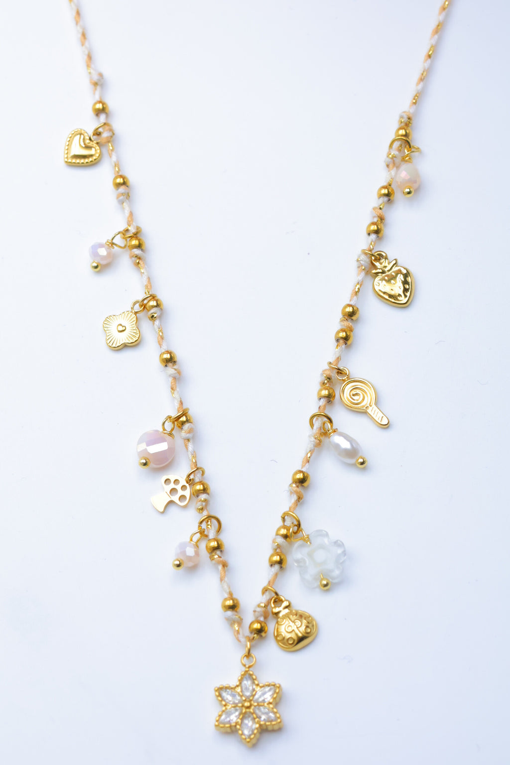 Collier en acier inoxydable - BLANC