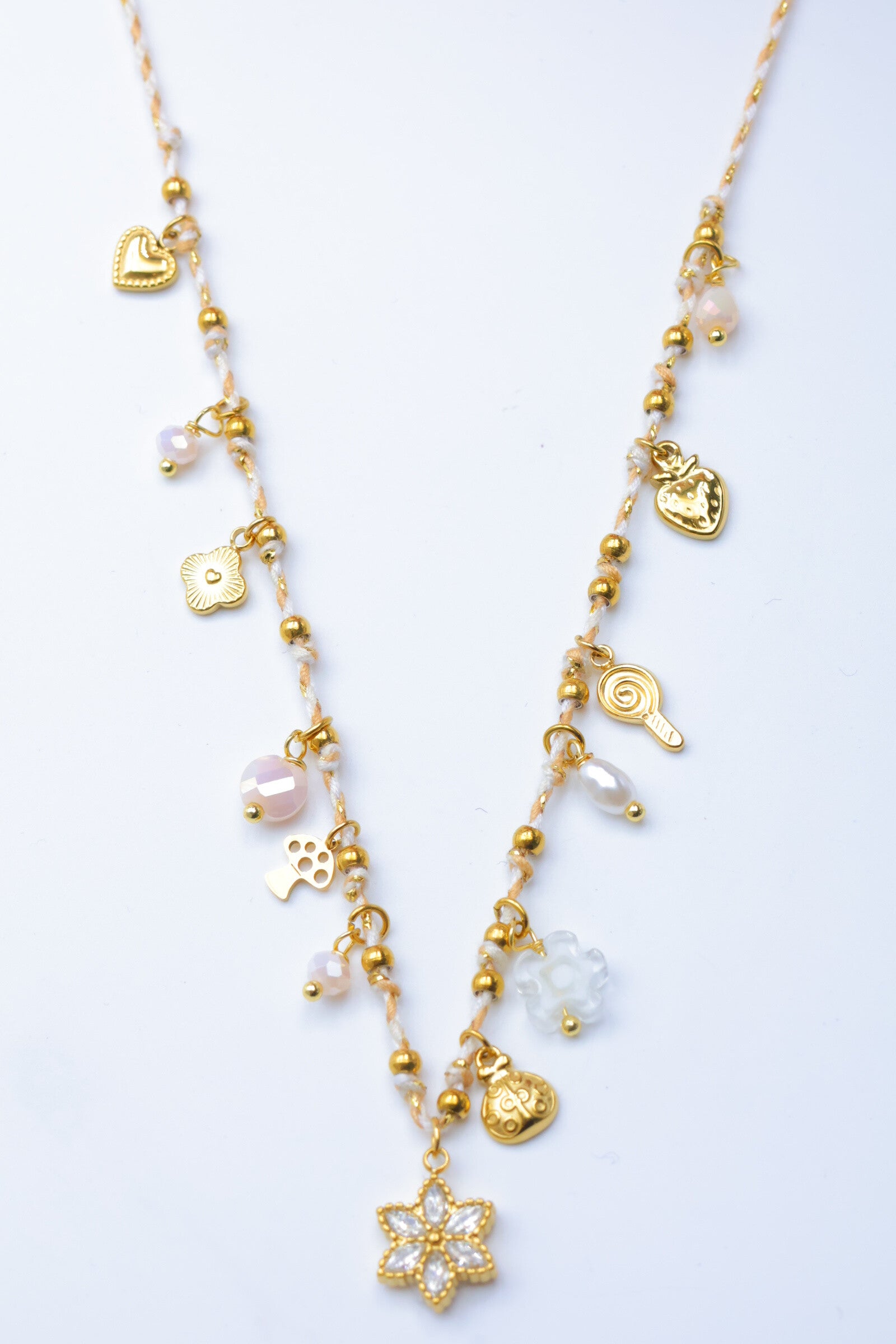 Collier en acier inoxydable - BLANC