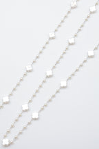 Parure de bijoux en acier inoxydable - ARGENT