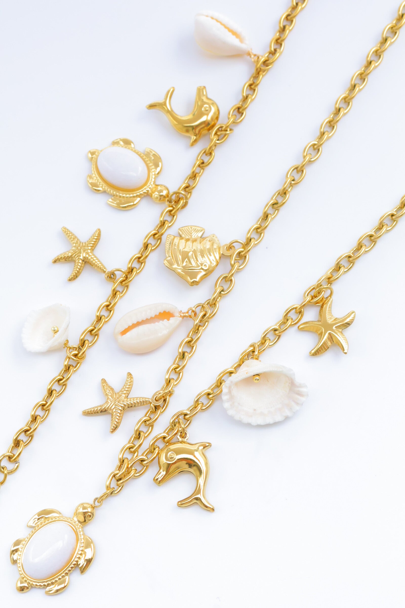 Parure de bijoux en acier inoxydable - DORÉ