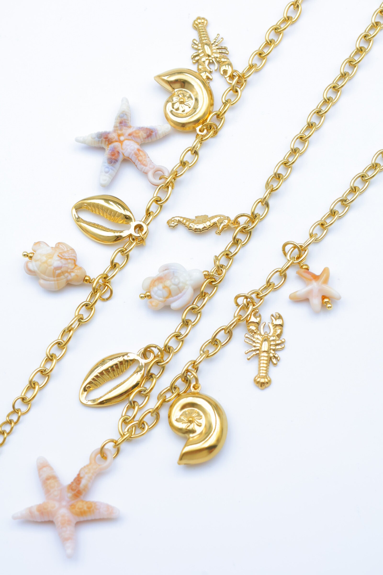 Parure de bijoux en acier inoxydable - DORÉ
