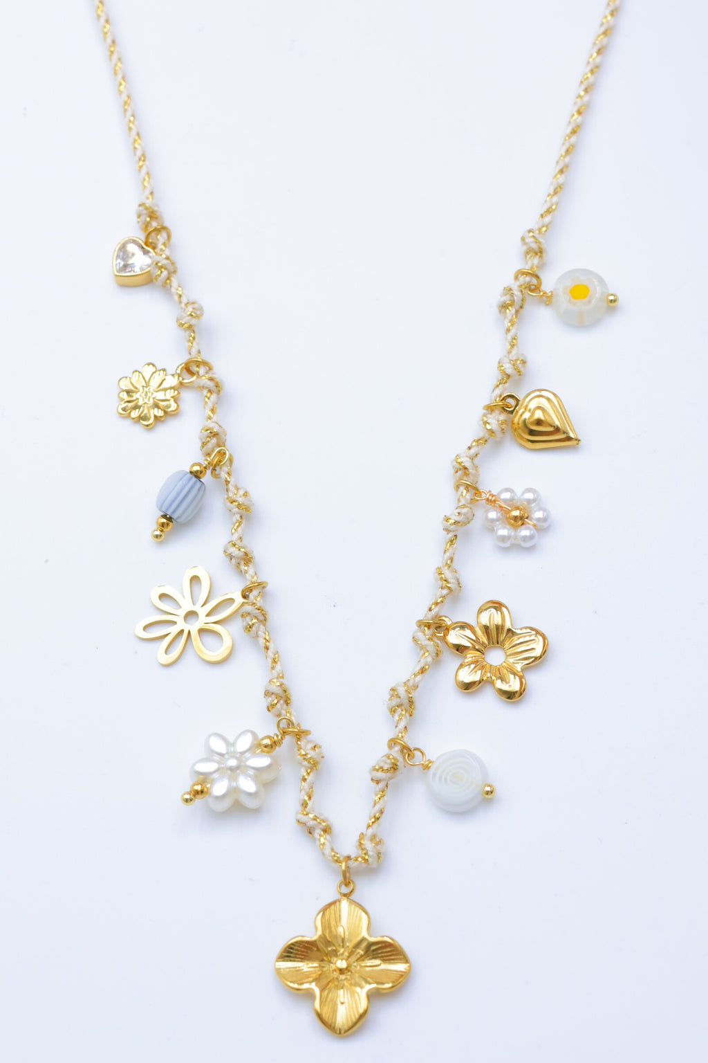 Collier en acier inoxydable - BLANC