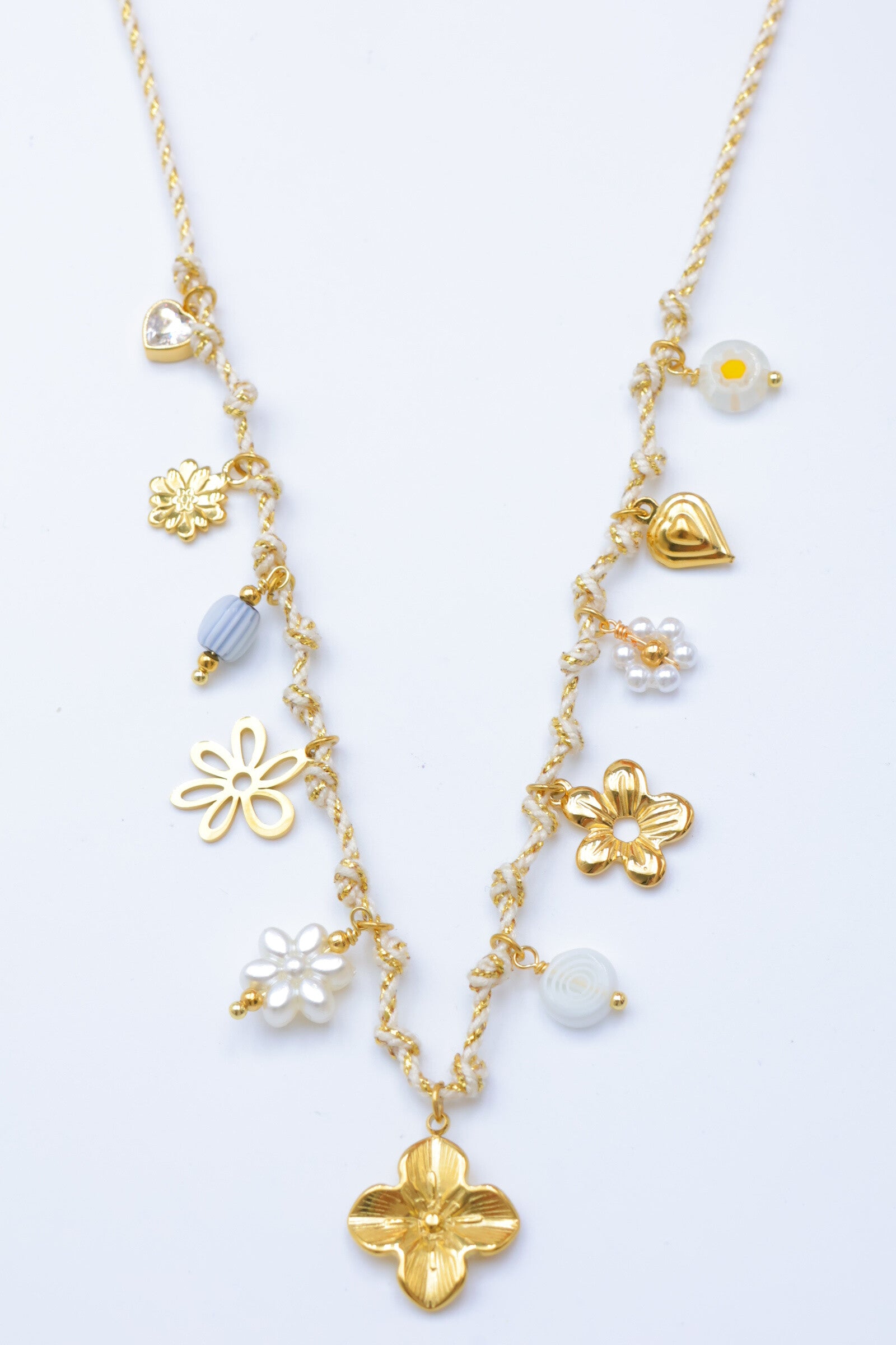 Collier en acier inoxydable - BLANC