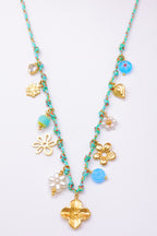 Collier en acier inoxydable - BLEU