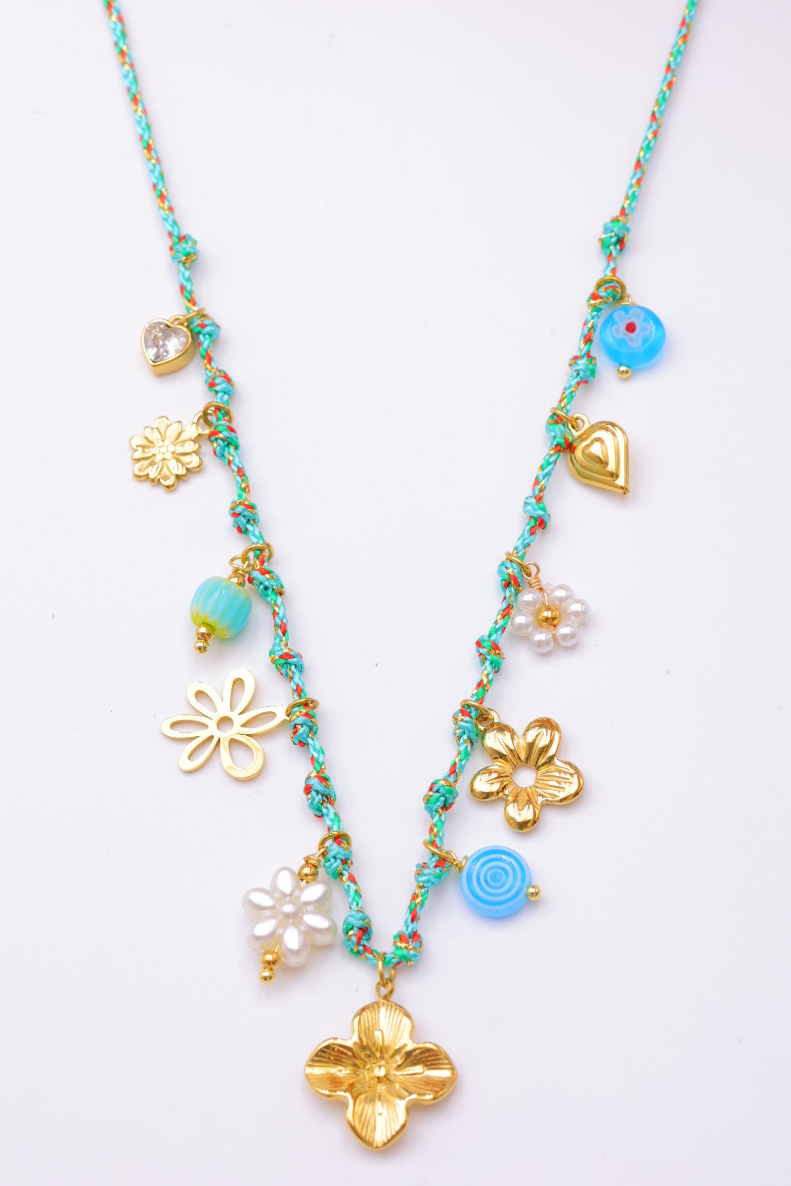 Collier en acier inoxydable - BLEU