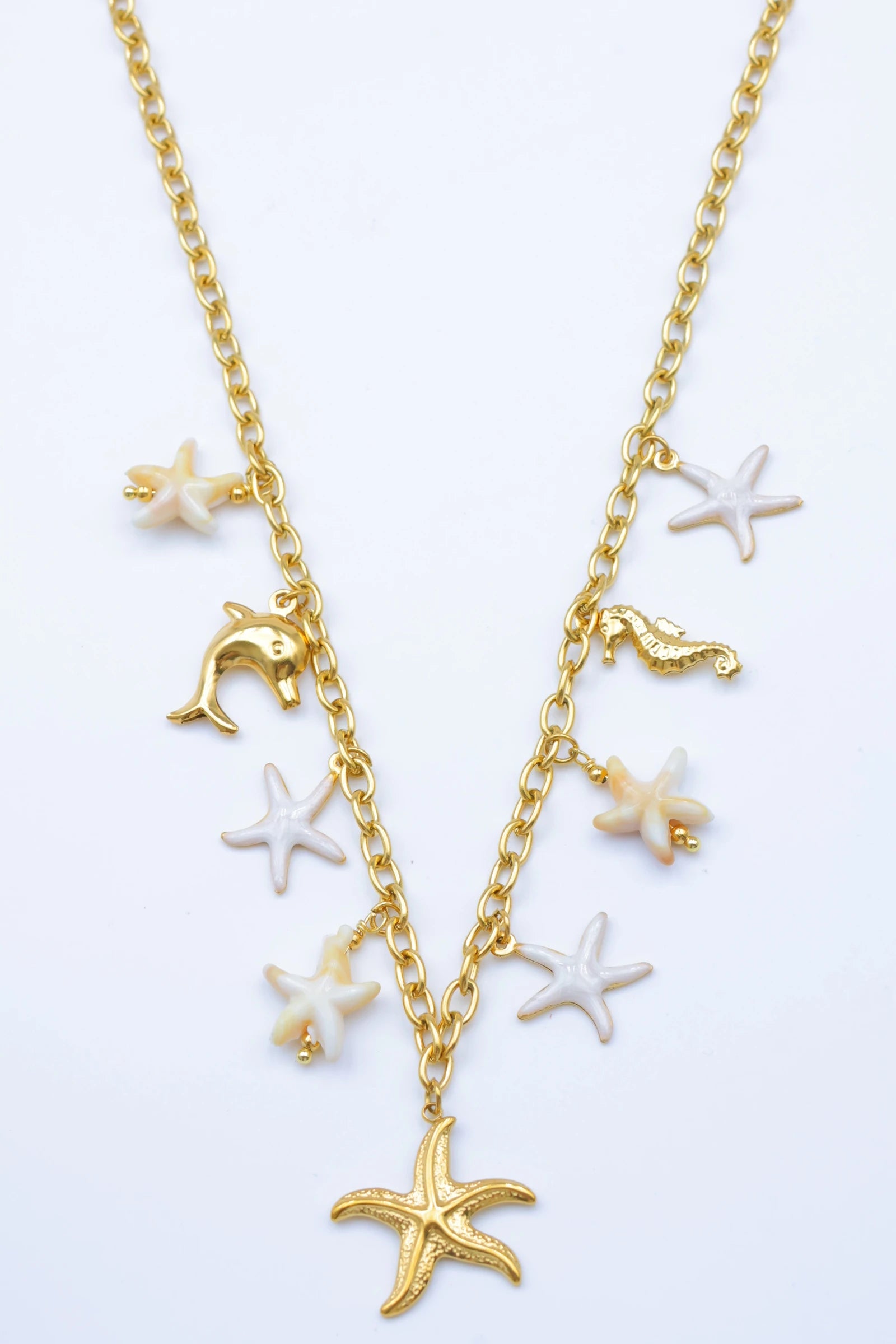 Collier en acier inoxydable - BLANC