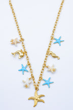 Collier en acier inoxydable - BLEU