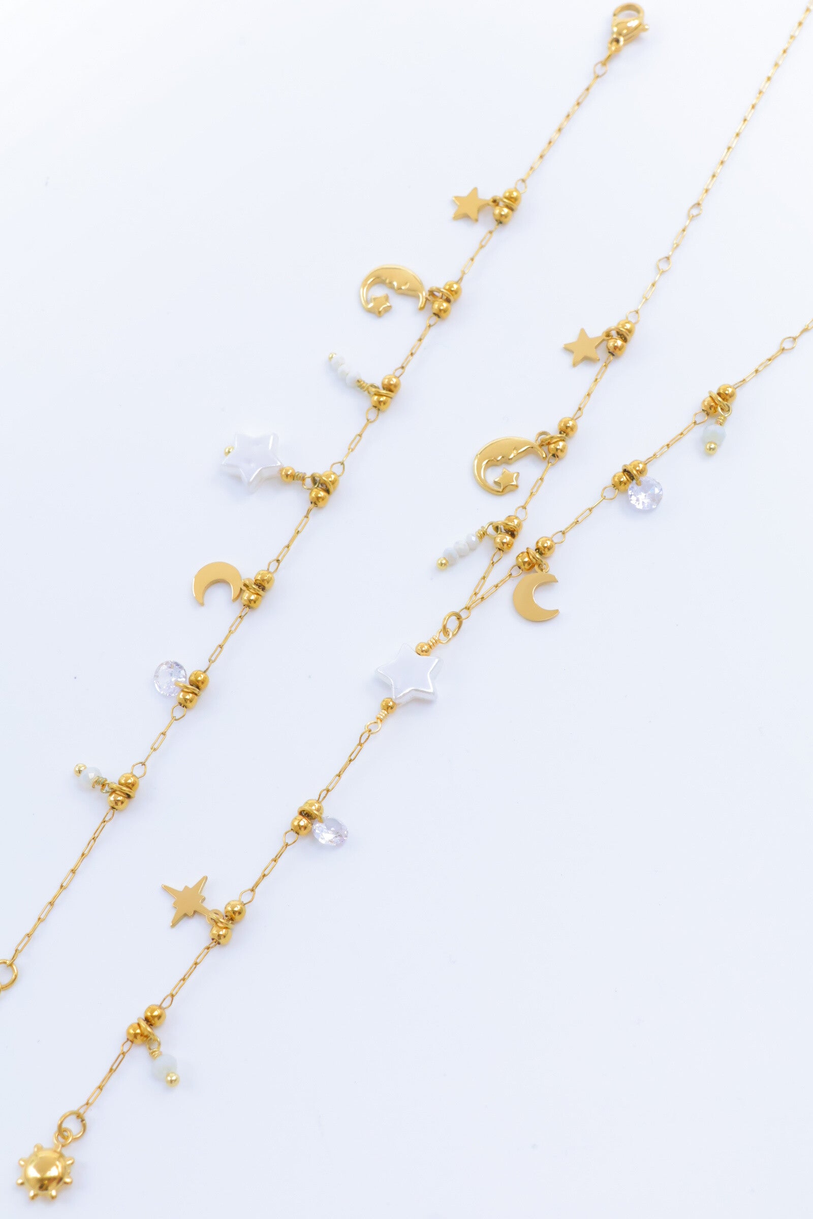 Parure de bijoux en acier inoxydable - DORÉ