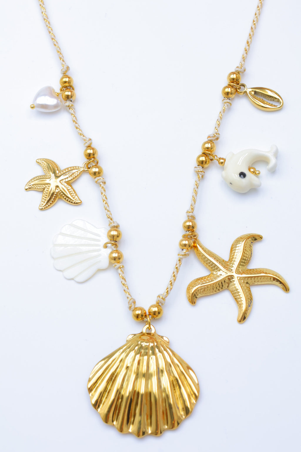 Collier en acier inoxydable - BLANC