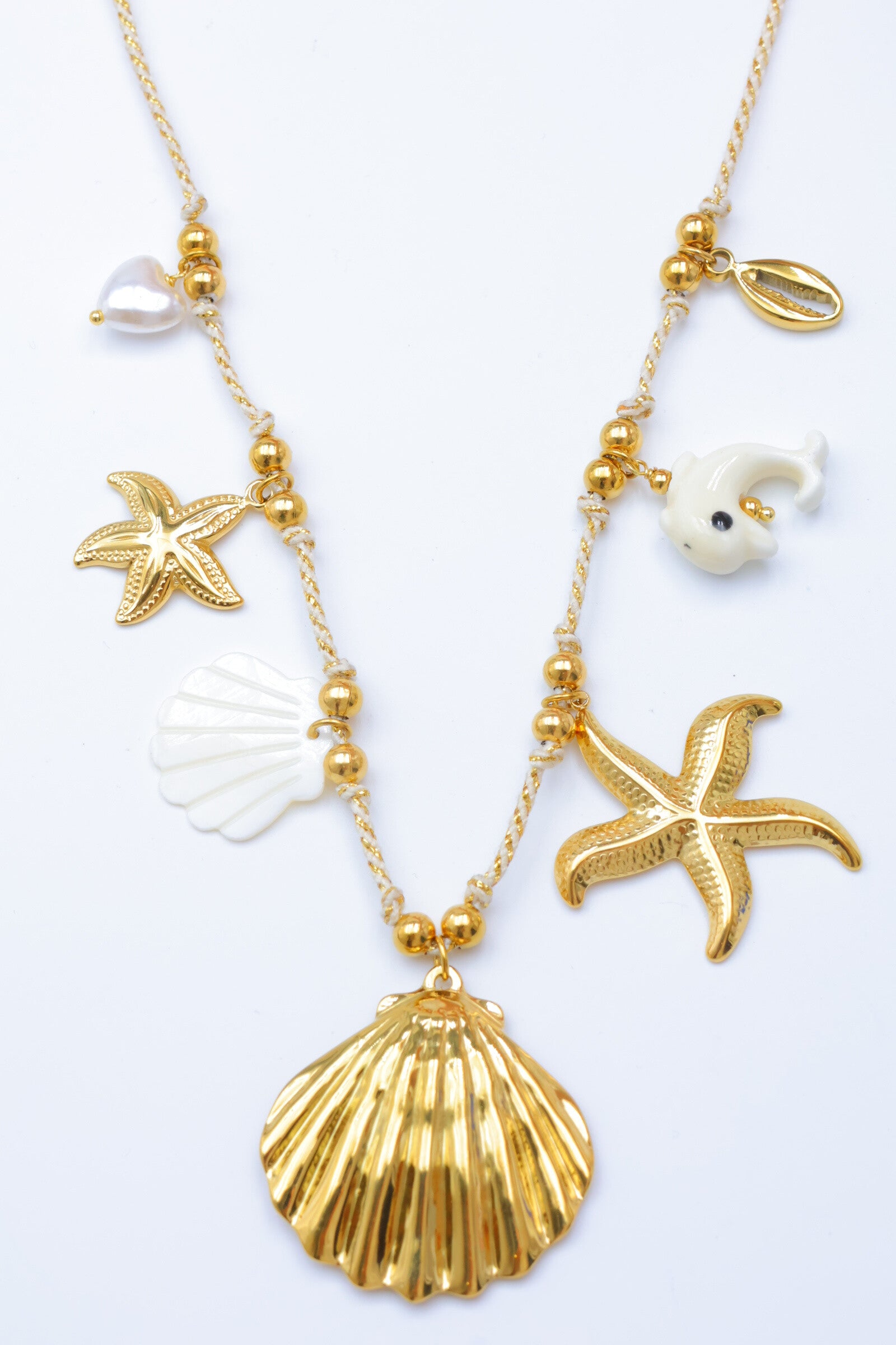 Collier en acier inoxydable - BLANC