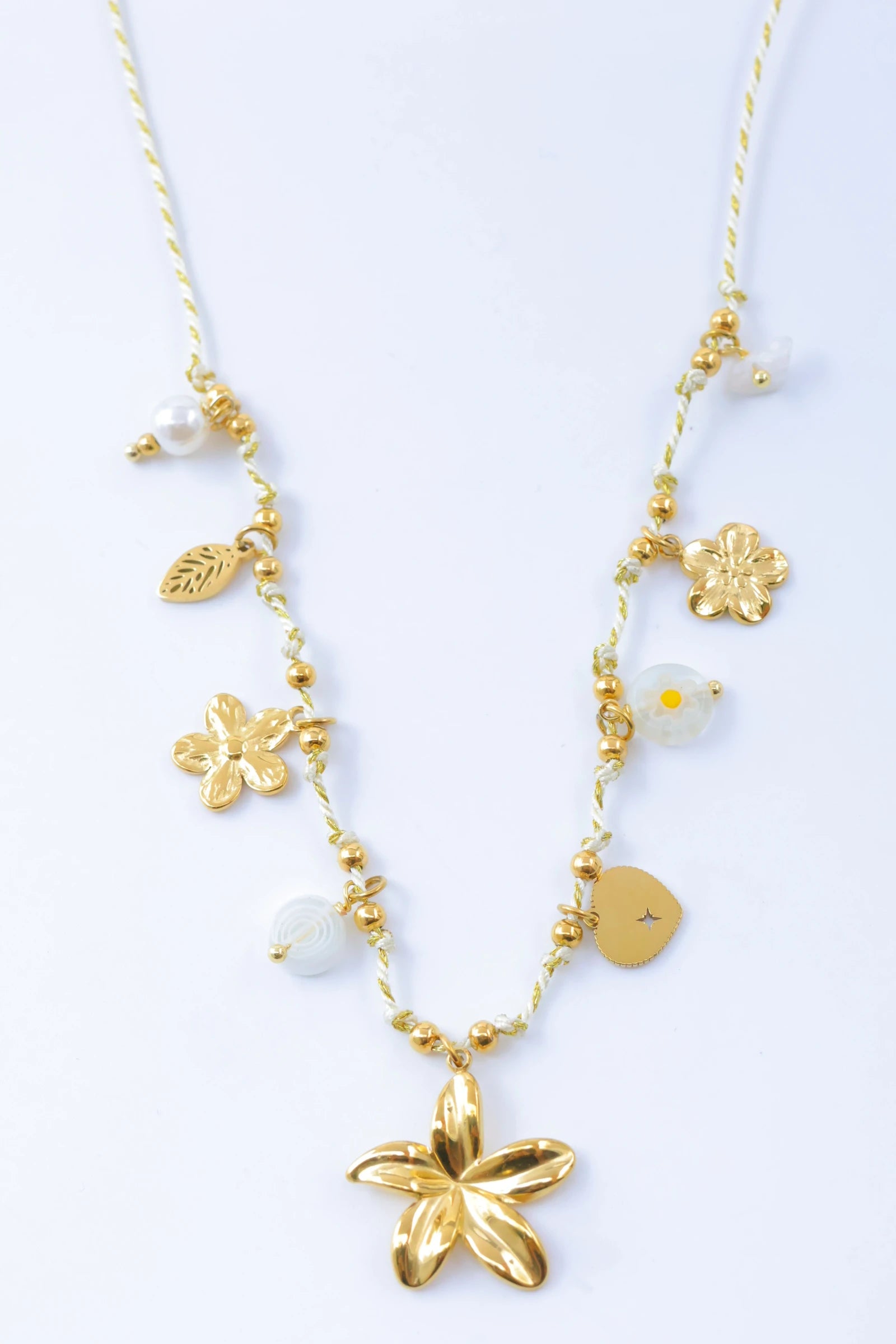 Collier en acier inoxydable - BLANC