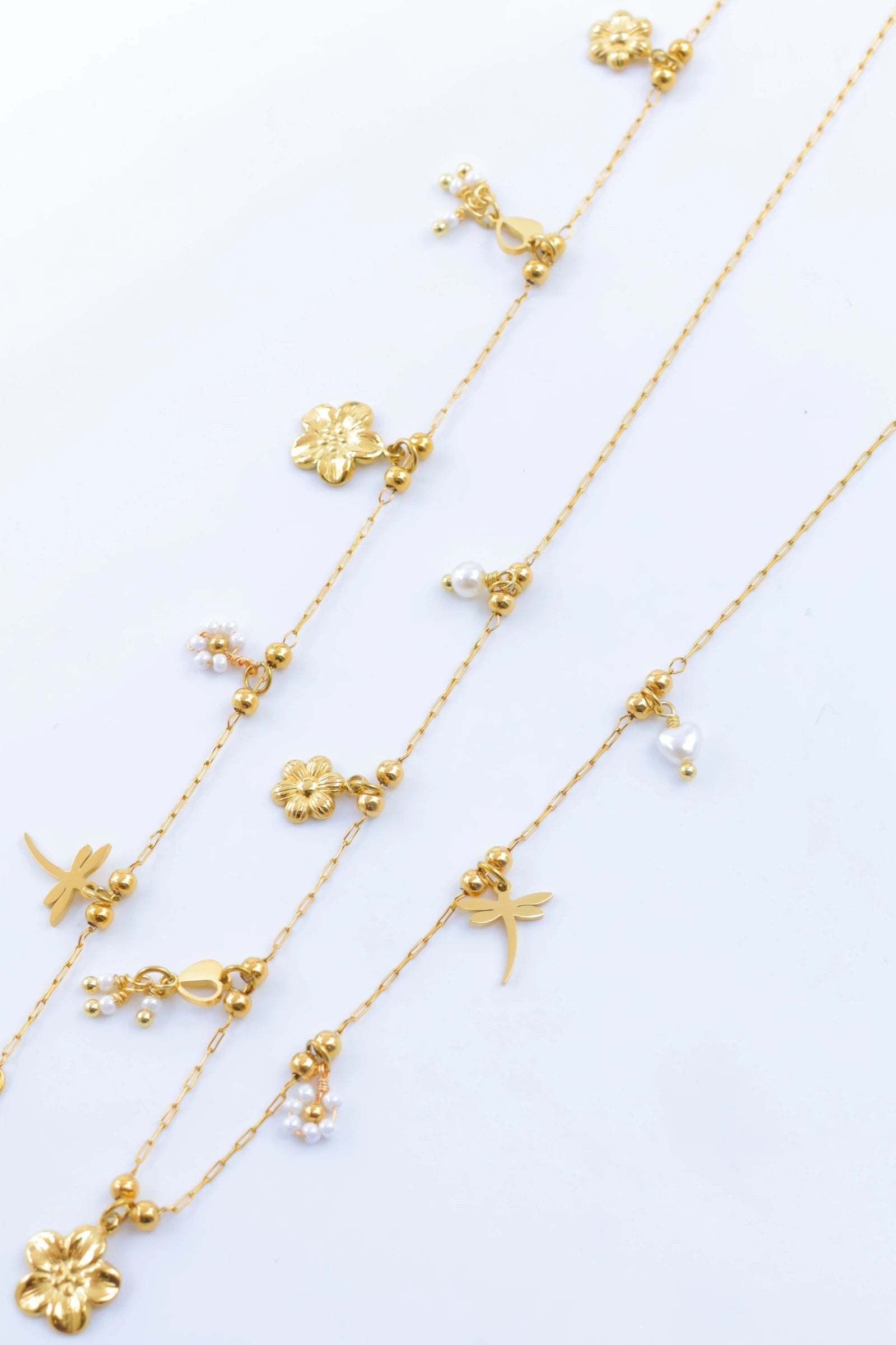 Parure de bijoux en acier inoxydable - DORÉ