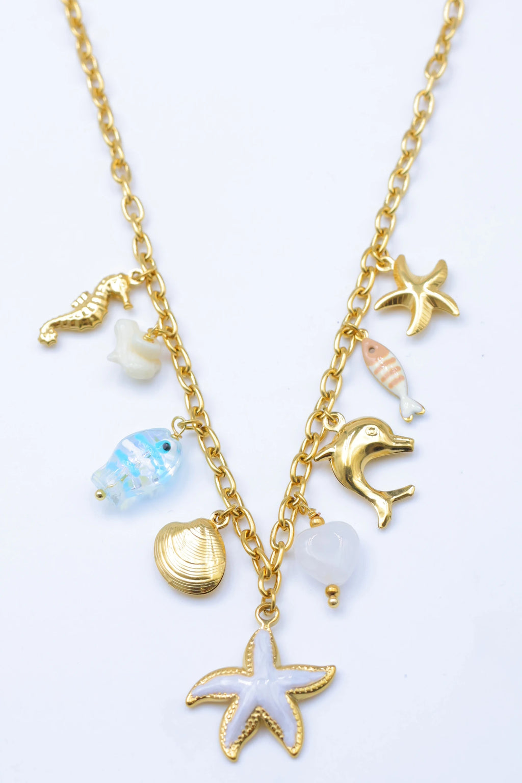 Collier en acier inoxydable - BLANC