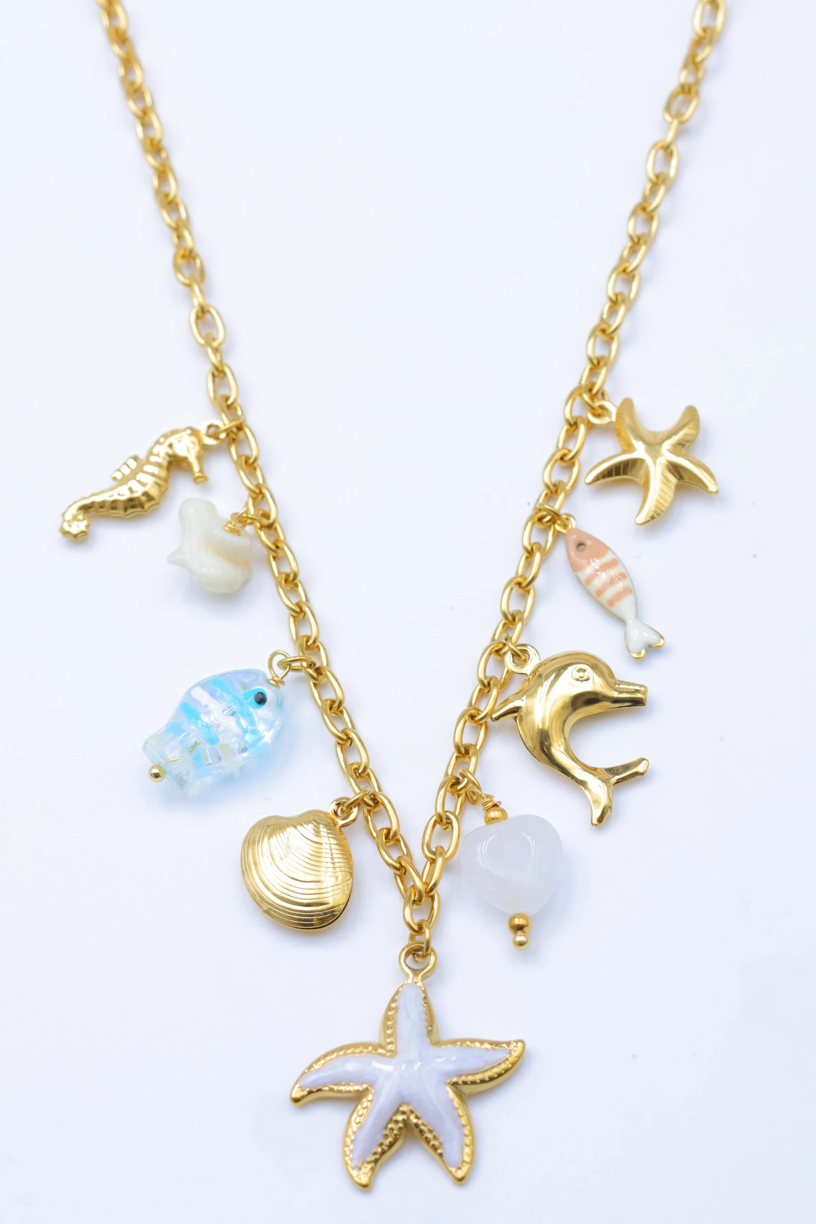 Collier en acier inoxydable - BLANC