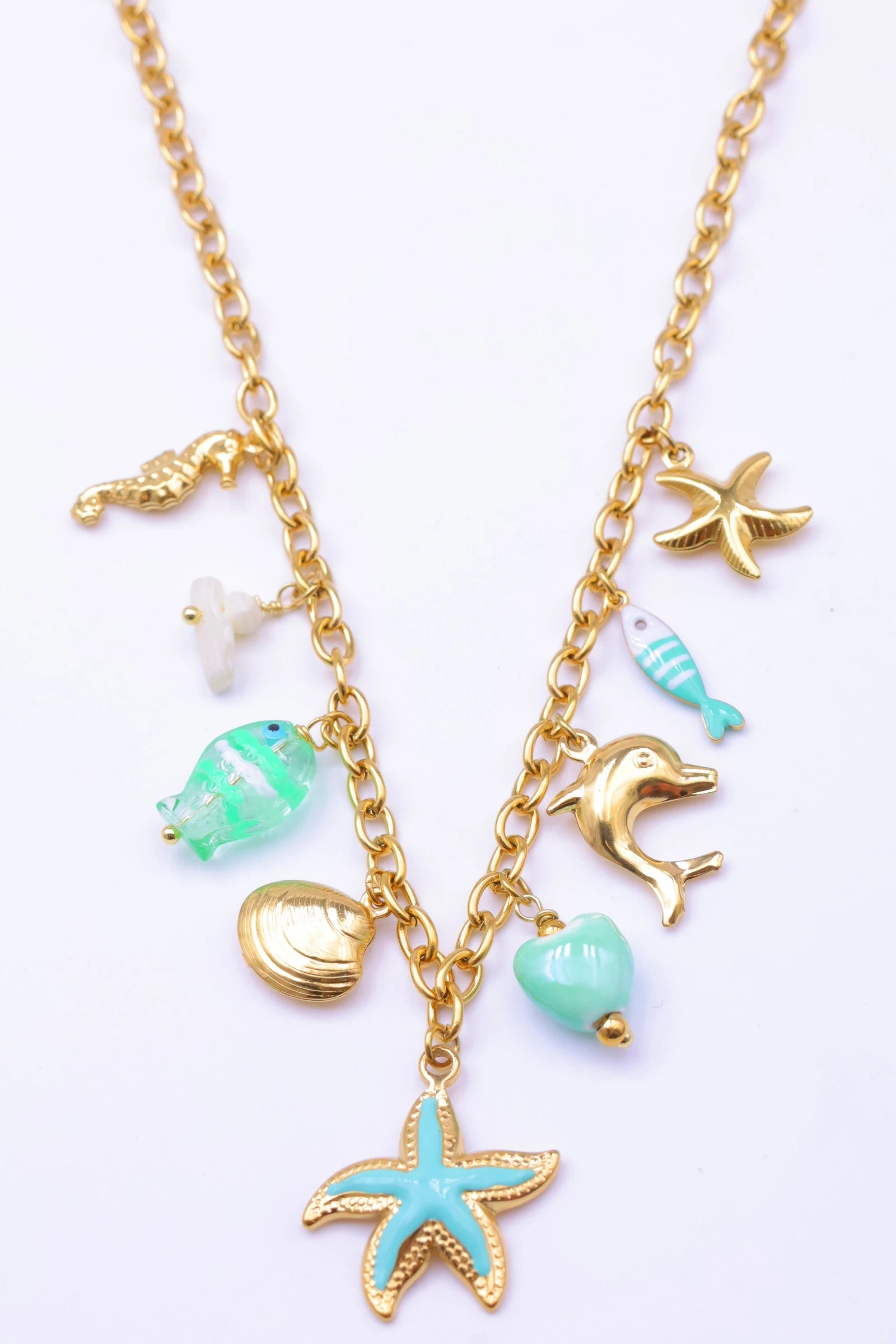 Collier en acier inoxydable - VERT
