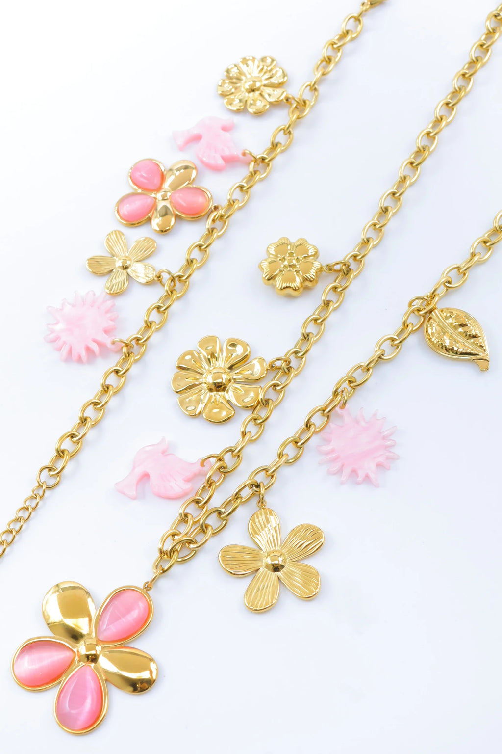 Parure de bijoux en acier inoxydable - ROSE