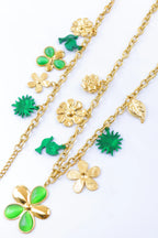 Parure de bijoux en acier inoxydable - VERT