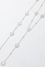 Parure de bijoux en acier inoxydable - ARGENT