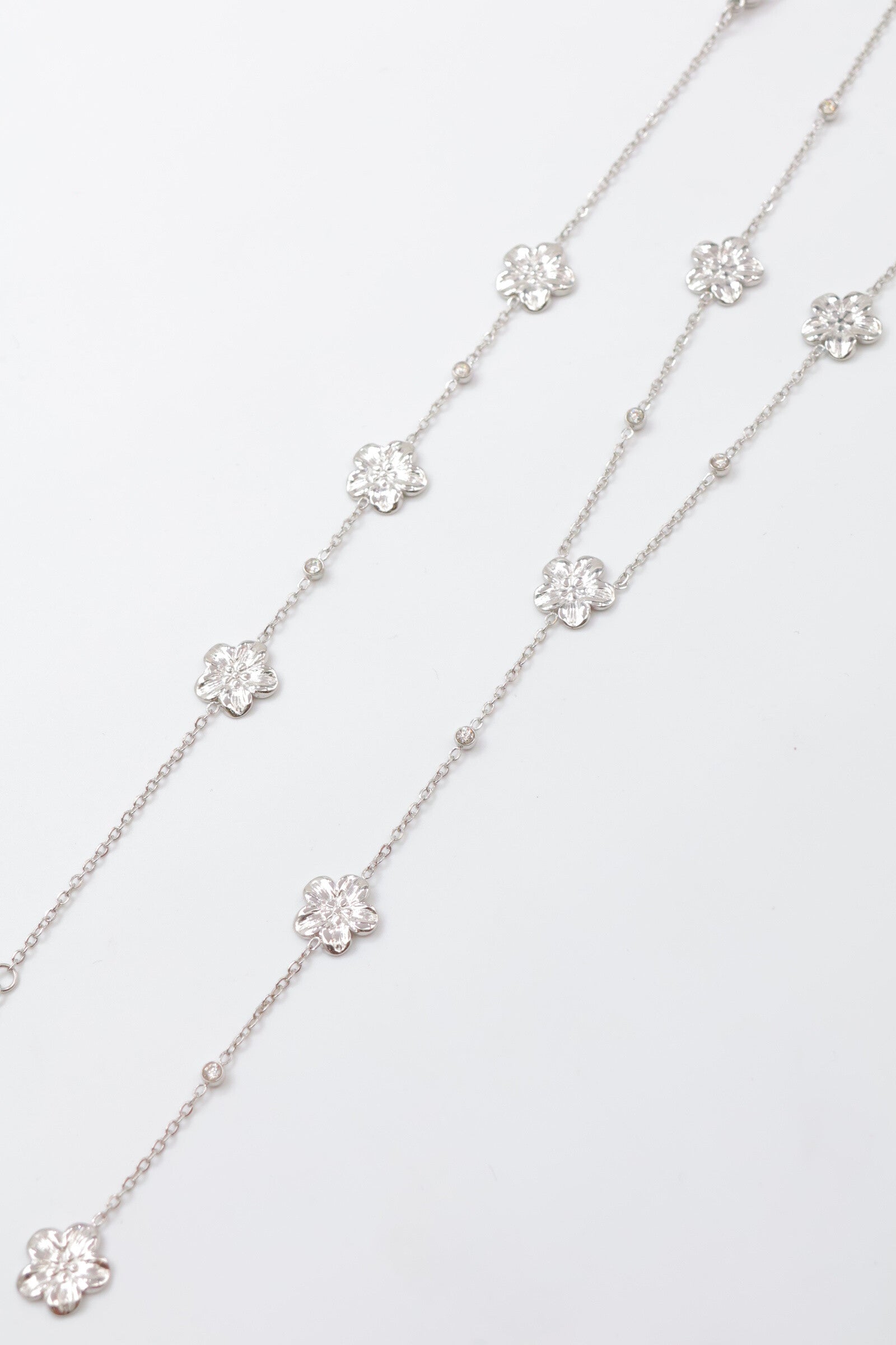 Parure de bijoux en acier inoxydable - ARGENT